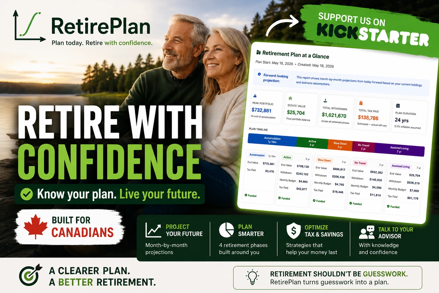 RetirePlan Kickstarter Campaign thumbnail